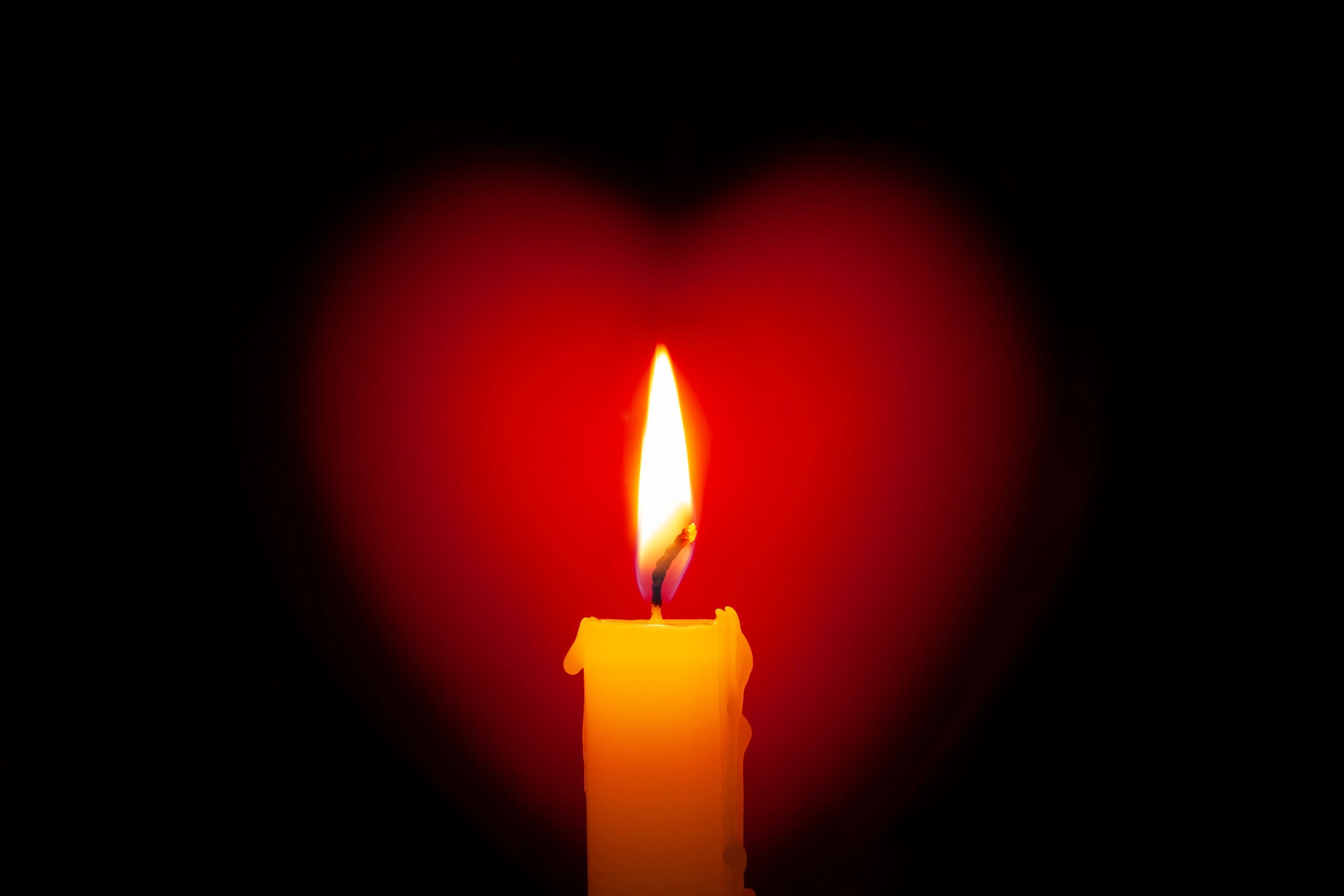 Couple at a romantic candlelit dinner